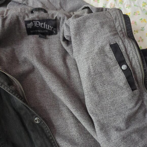 Denim hoodie-lined coat by Fox Racing - Picture 6 of 7